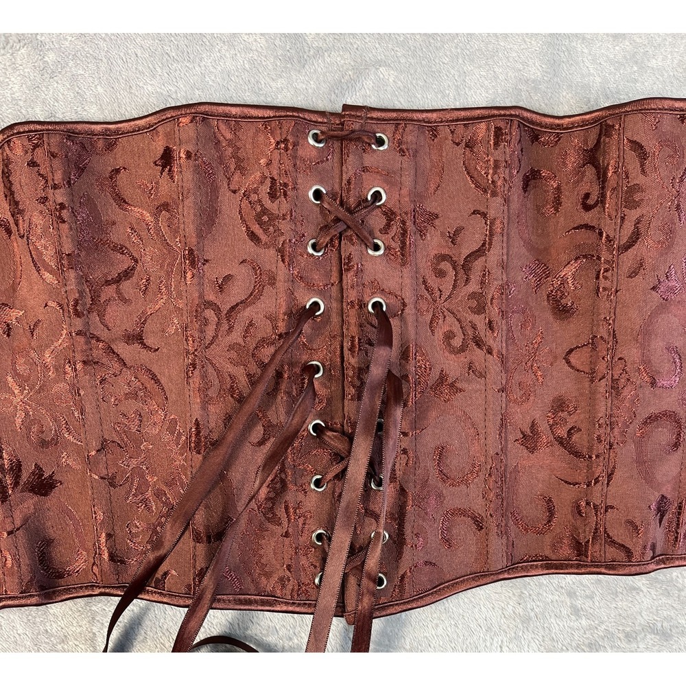 Corset Bustier Ren Fest Top Size S Brown Boudoir